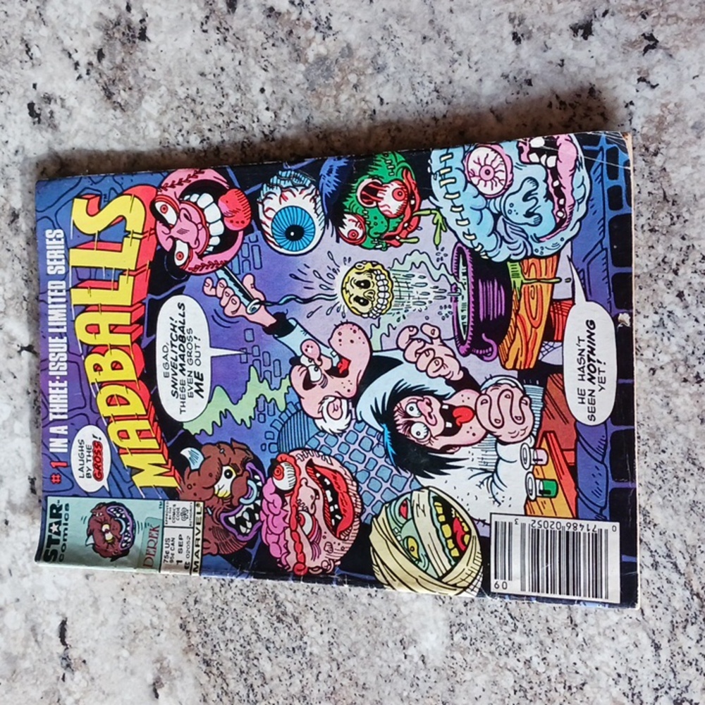 Vintage Madballs Comic Book